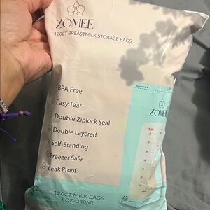 Breastmilk Storage Bags - Blue